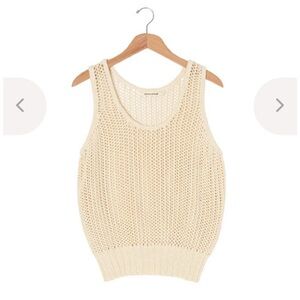 Misha & Puff Net tank in Cream